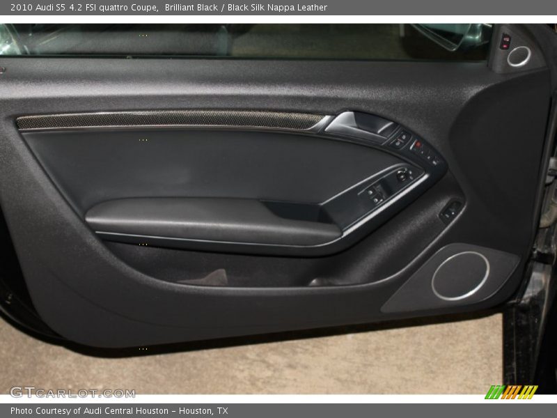 Brilliant Black / Black Silk Nappa Leather 2010 Audi S5 4.2 FSI quattro Coupe