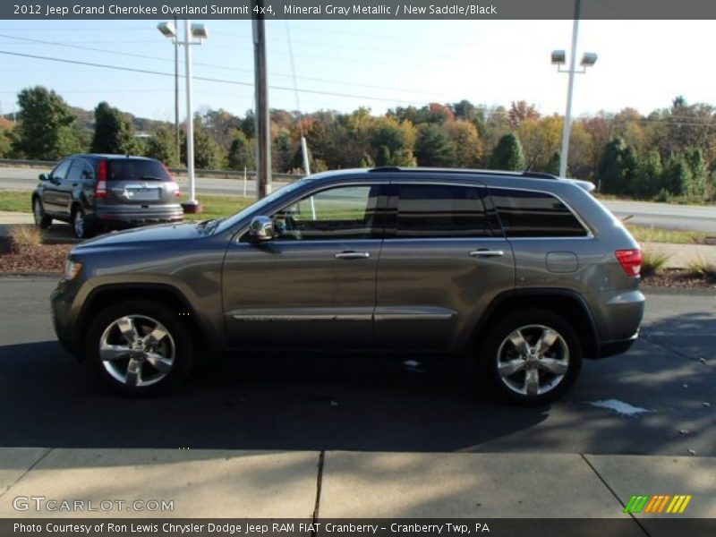 Mineral Gray Metallic / New Saddle/Black 2012 Jeep Grand Cherokee Overland Summit 4x4