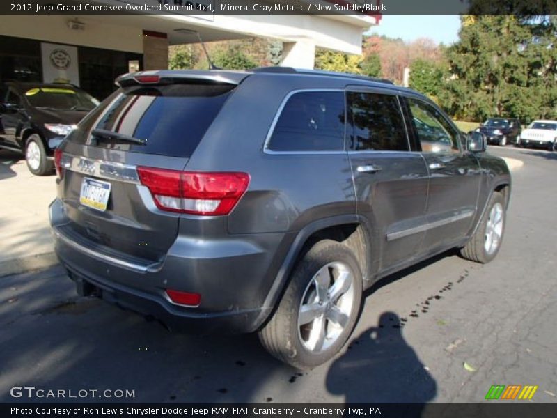 Mineral Gray Metallic / New Saddle/Black 2012 Jeep Grand Cherokee Overland Summit 4x4