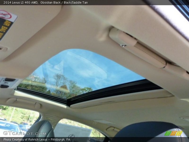 Sunroof of 2014 LS 460 AWD