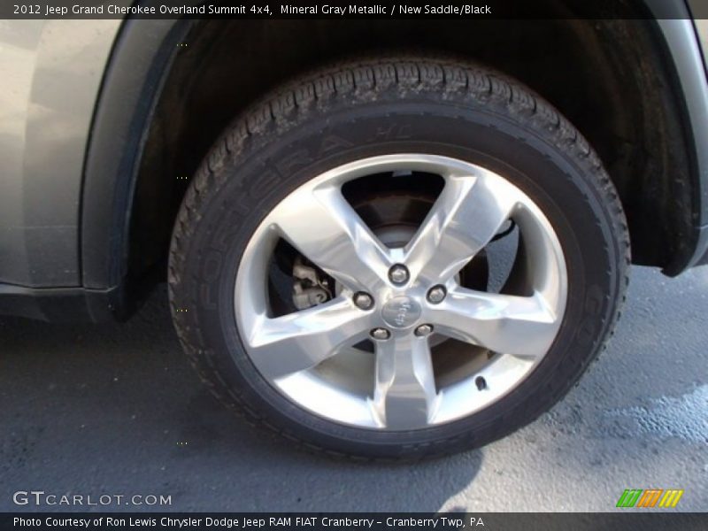 Mineral Gray Metallic / New Saddle/Black 2012 Jeep Grand Cherokee Overland Summit 4x4
