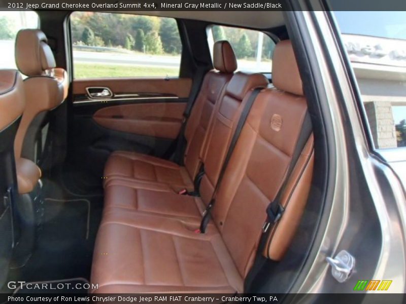 Mineral Gray Metallic / New Saddle/Black 2012 Jeep Grand Cherokee Overland Summit 4x4