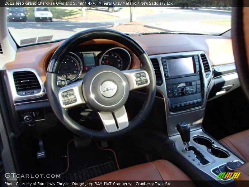 Mineral Gray Metallic / New Saddle/Black 2012 Jeep Grand Cherokee Overland Summit 4x4