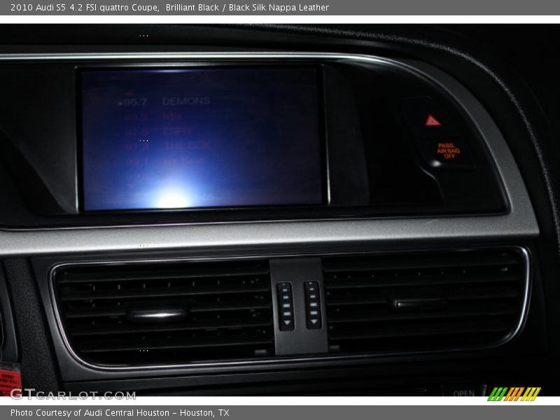 Brilliant Black / Black Silk Nappa Leather 2010 Audi S5 4.2 FSI quattro Coupe