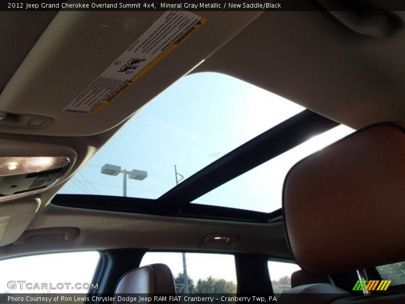 Mineral Gray Metallic / New Saddle/Black 2012 Jeep Grand Cherokee Overland Summit 4x4