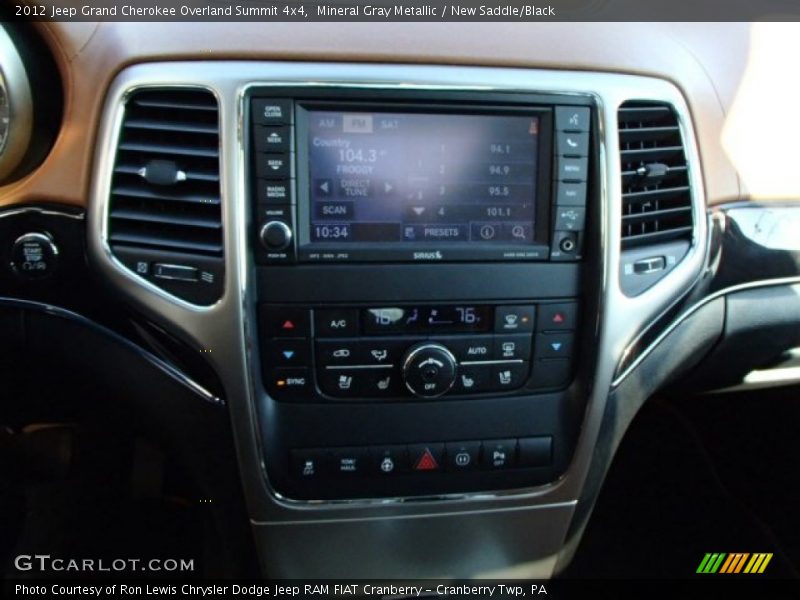 Mineral Gray Metallic / New Saddle/Black 2012 Jeep Grand Cherokee Overland Summit 4x4