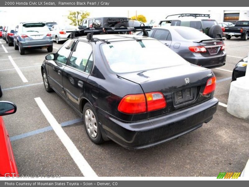  2000 Civic LX Sedan Flamenco Black Pearl