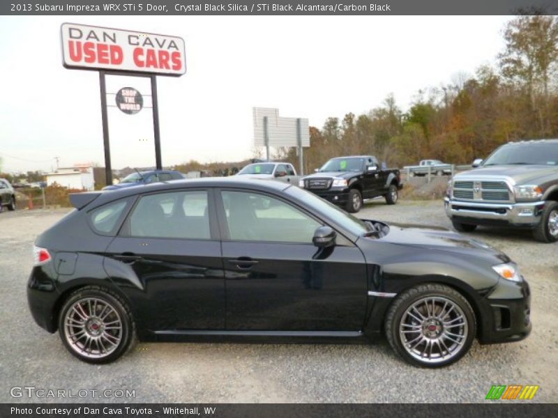 Crystal Black Silica / STi Black Alcantara/Carbon Black 2013 Subaru Impreza WRX STi 5 Door