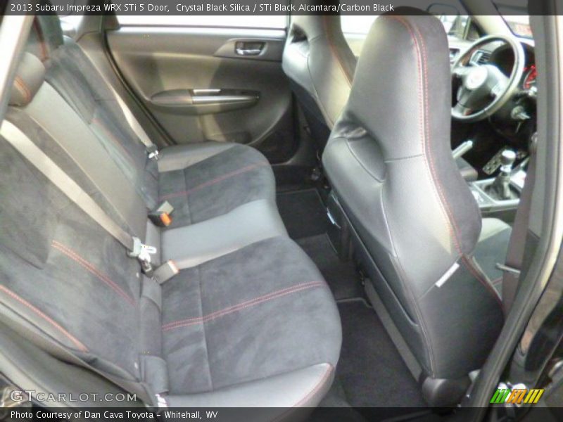 Rear Seat of 2013 Impreza WRX STi 5 Door