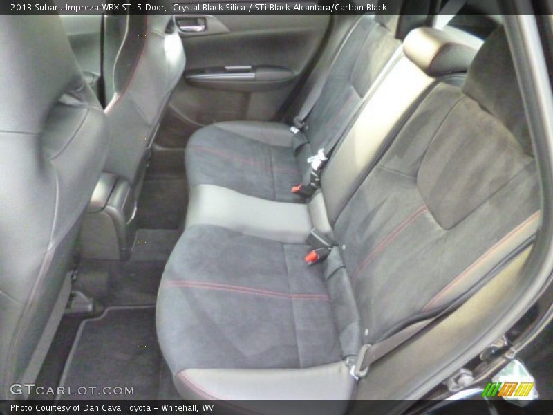 Rear Seat of 2013 Impreza WRX STi 5 Door