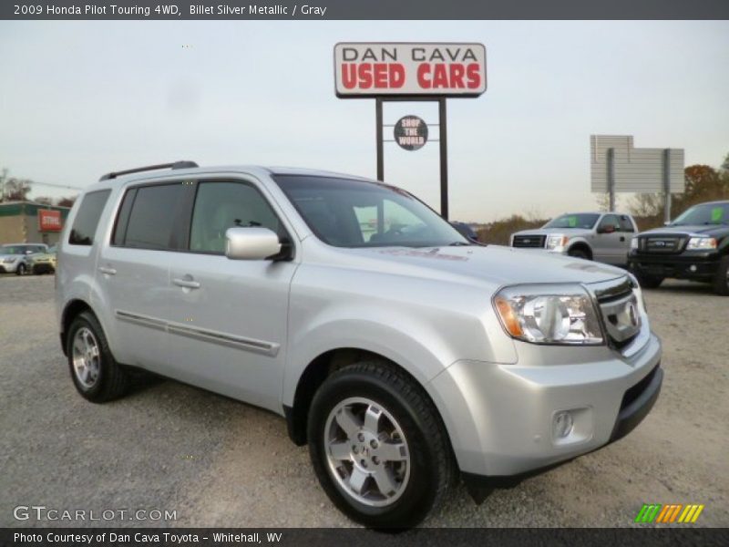 Billet Silver Metallic / Gray 2009 Honda Pilot Touring 4WD