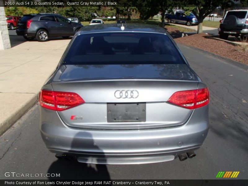 Quartz Gray Metallic / Black 2010 Audi S4 3.0 quattro Sedan