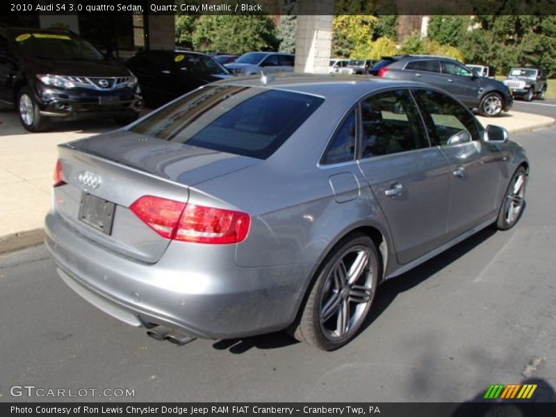 Quartz Gray Metallic / Black 2010 Audi S4 3.0 quattro Sedan
