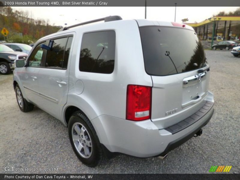 Billet Silver Metallic / Gray 2009 Honda Pilot Touring 4WD