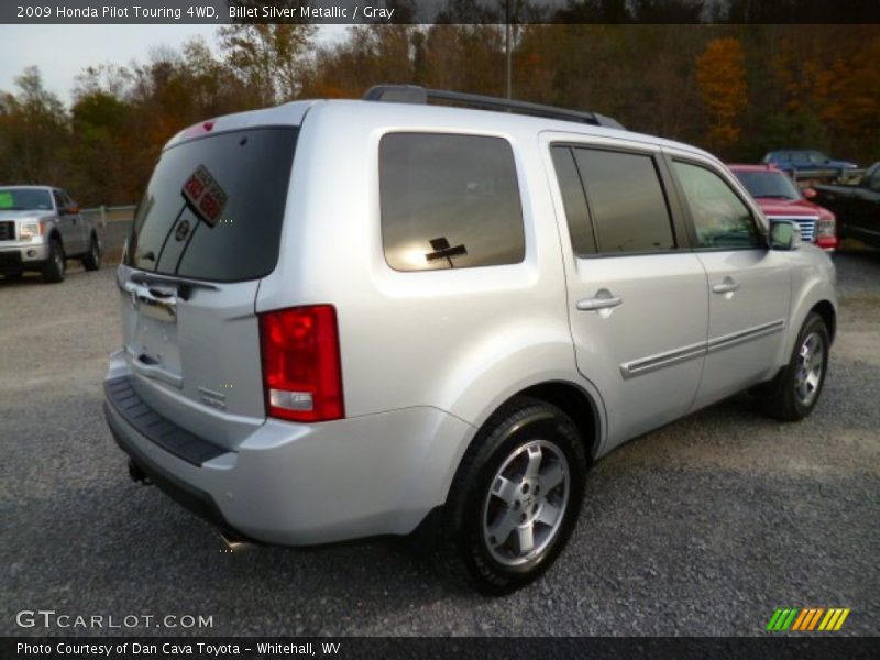 Billet Silver Metallic / Gray 2009 Honda Pilot Touring 4WD