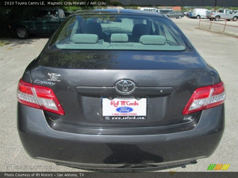 Magnetic Gray Metallic / Ash Gray 2010 Toyota Camry LE