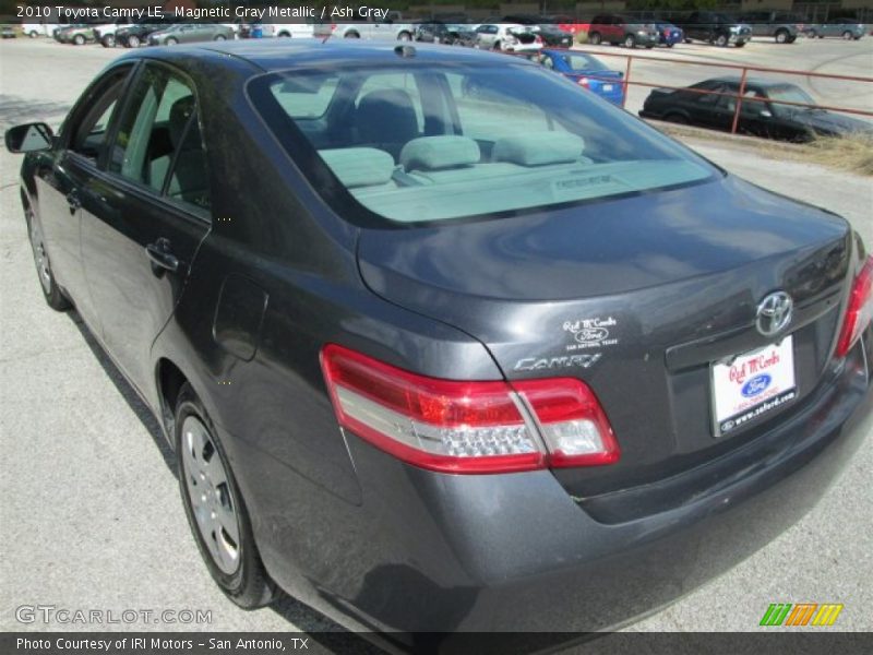 Magnetic Gray Metallic / Ash Gray 2010 Toyota Camry LE