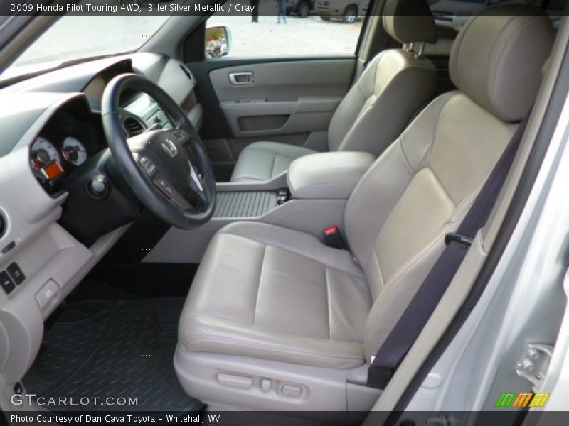 Billet Silver Metallic / Gray 2009 Honda Pilot Touring 4WD