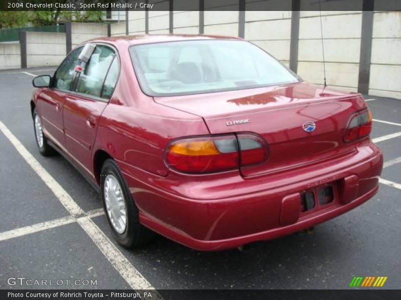 Sport Red Metallic / Gray 2004 Chevrolet Classic