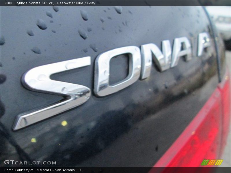 Deepwater Blue / Gray 2008 Hyundai Sonata GLS V6