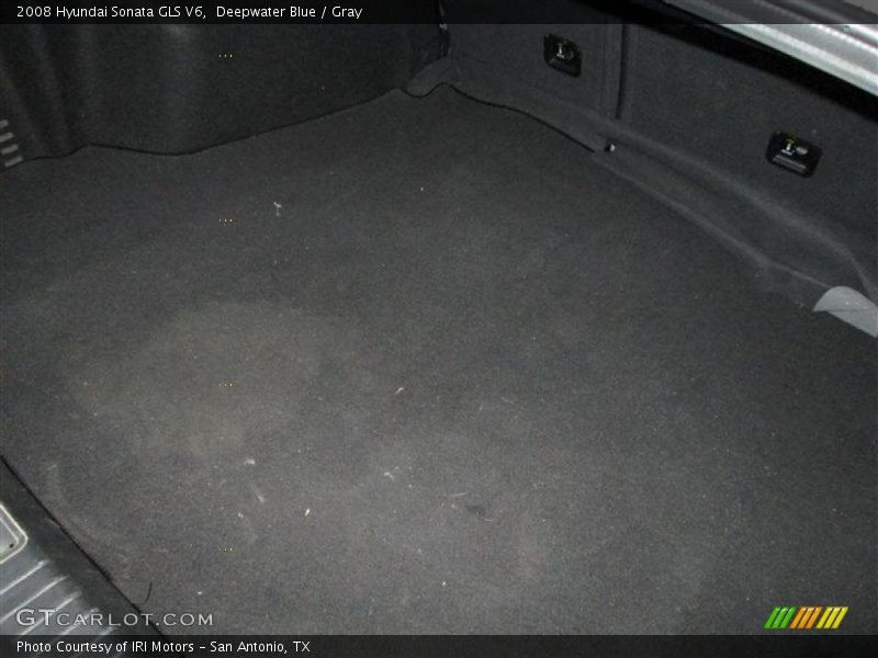 Deepwater Blue / Gray 2008 Hyundai Sonata GLS V6