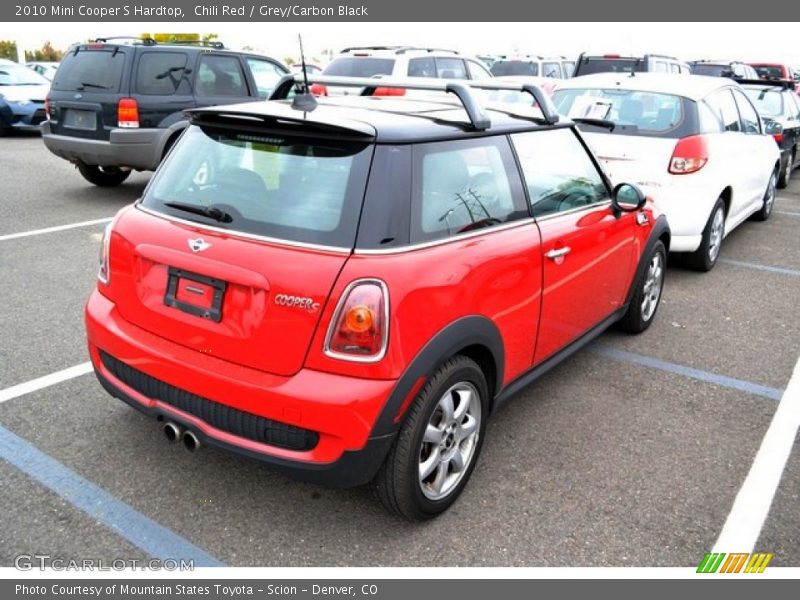 Chili Red / Grey/Carbon Black 2010 Mini Cooper S Hardtop