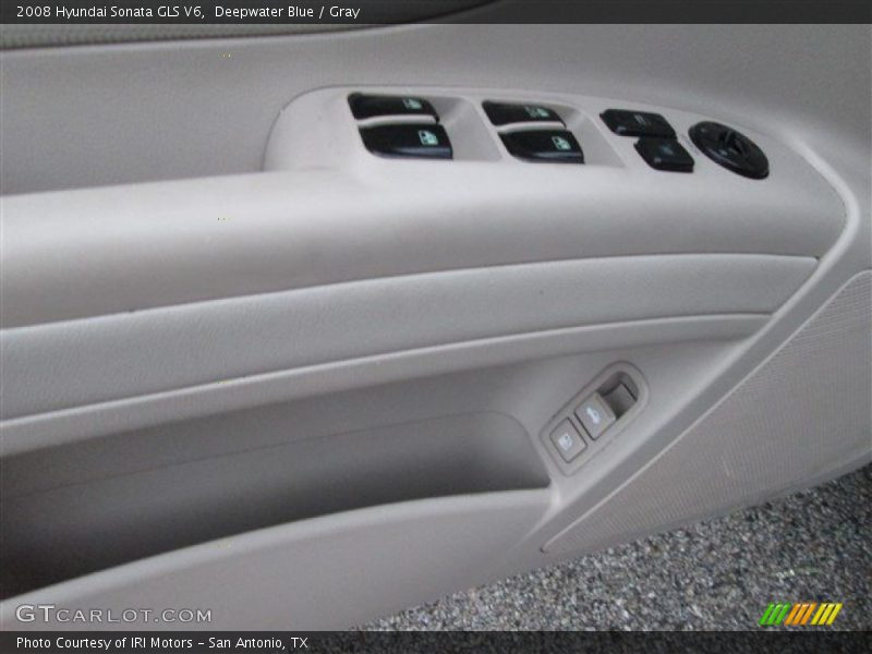 Deepwater Blue / Gray 2008 Hyundai Sonata GLS V6