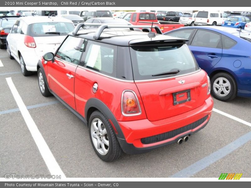 Chili Red / Grey/Carbon Black 2010 Mini Cooper S Hardtop
