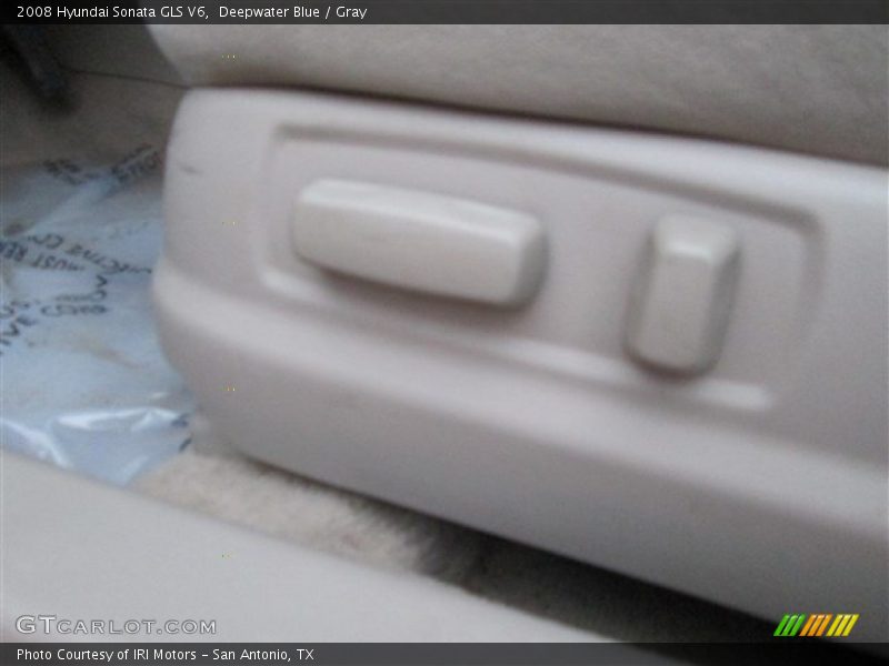 Deepwater Blue / Gray 2008 Hyundai Sonata GLS V6