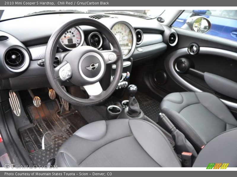 Chili Red / Grey/Carbon Black 2010 Mini Cooper S Hardtop
