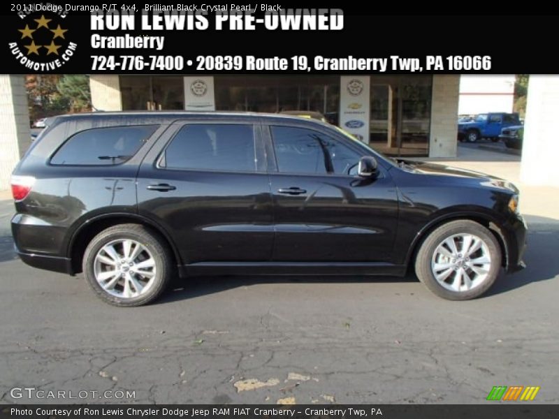 Brilliant Black Crystal Pearl / Black 2011 Dodge Durango R/T 4x4