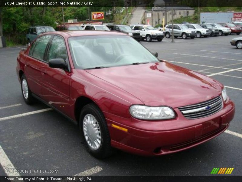 Sport Red Metallic / Gray 2004 Chevrolet Classic