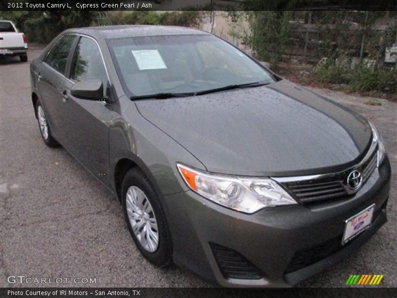 Cypress Green Pearl / Ash 2012 Toyota Camry L