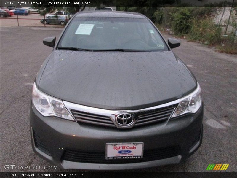 Cypress Green Pearl / Ash 2012 Toyota Camry L