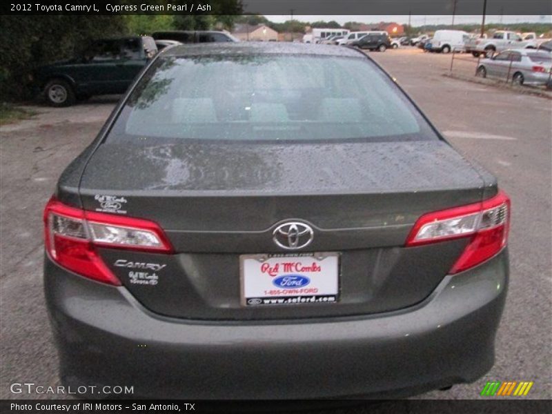 Cypress Green Pearl / Ash 2012 Toyota Camry L