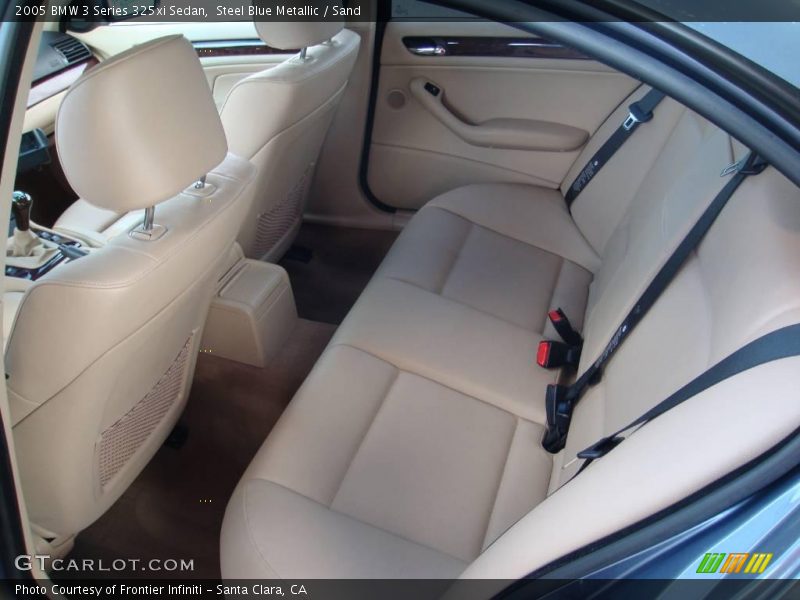 Steel Blue Metallic / Sand 2005 BMW 3 Series 325xi Sedan