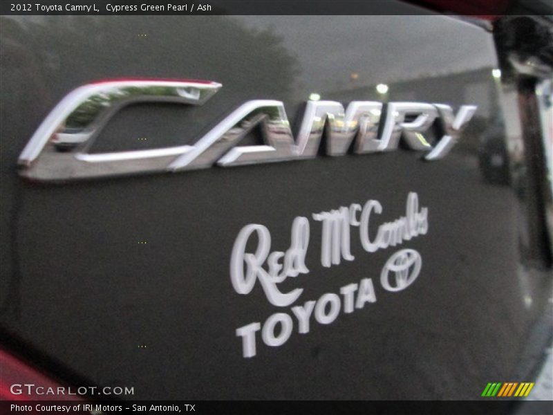 Cypress Green Pearl / Ash 2012 Toyota Camry L
