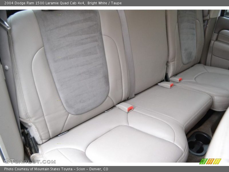 Bright White / Taupe 2004 Dodge Ram 1500 Laramie Quad Cab 4x4