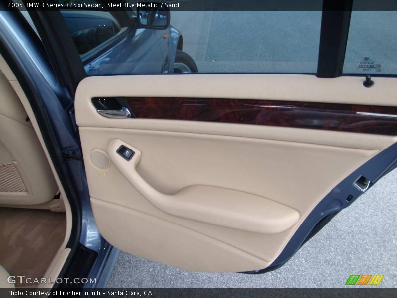 Steel Blue Metallic / Sand 2005 BMW 3 Series 325xi Sedan