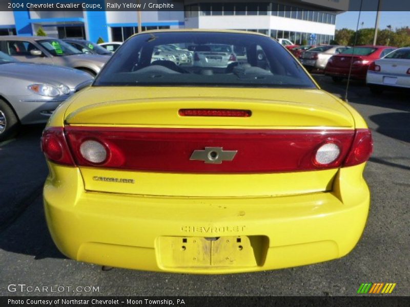 Rally Yellow / Graphite 2004 Chevrolet Cavalier Coupe