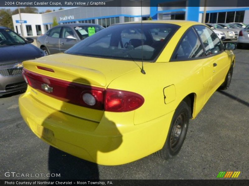 Rally Yellow / Graphite 2004 Chevrolet Cavalier Coupe