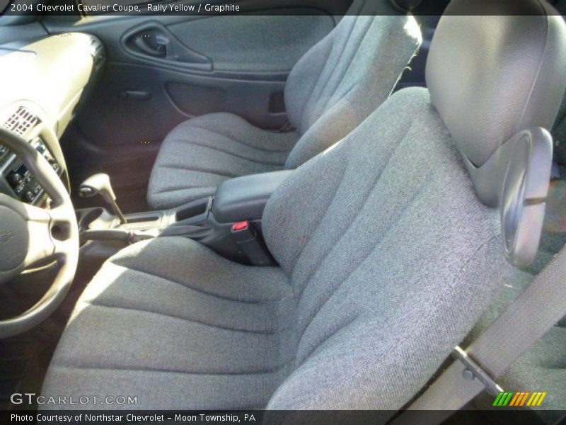 Rally Yellow / Graphite 2004 Chevrolet Cavalier Coupe