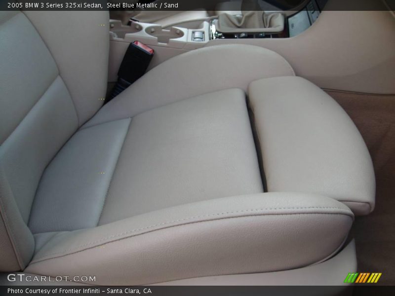 Steel Blue Metallic / Sand 2005 BMW 3 Series 325xi Sedan
