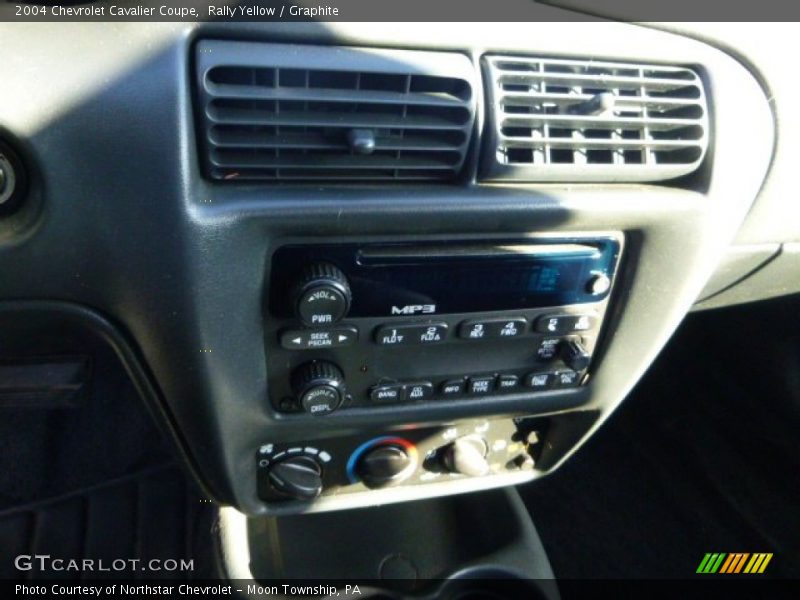 Rally Yellow / Graphite 2004 Chevrolet Cavalier Coupe