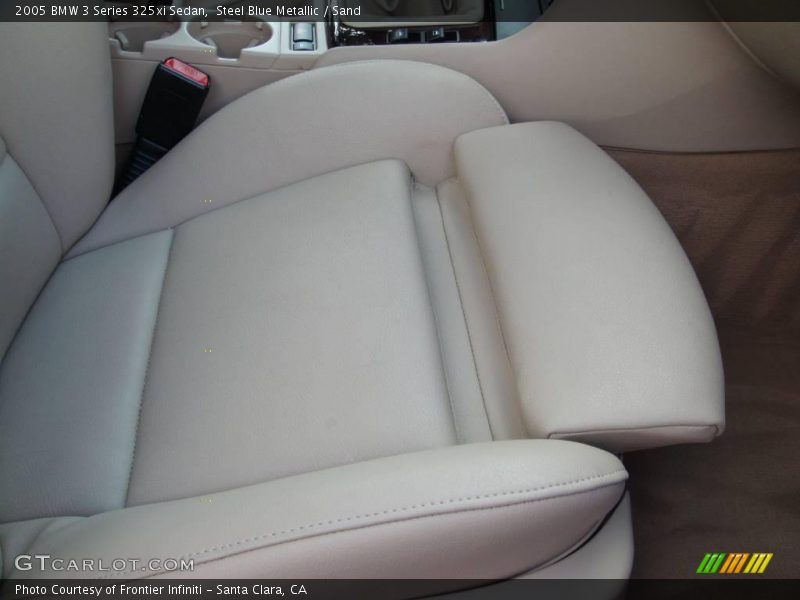 Steel Blue Metallic / Sand 2005 BMW 3 Series 325xi Sedan