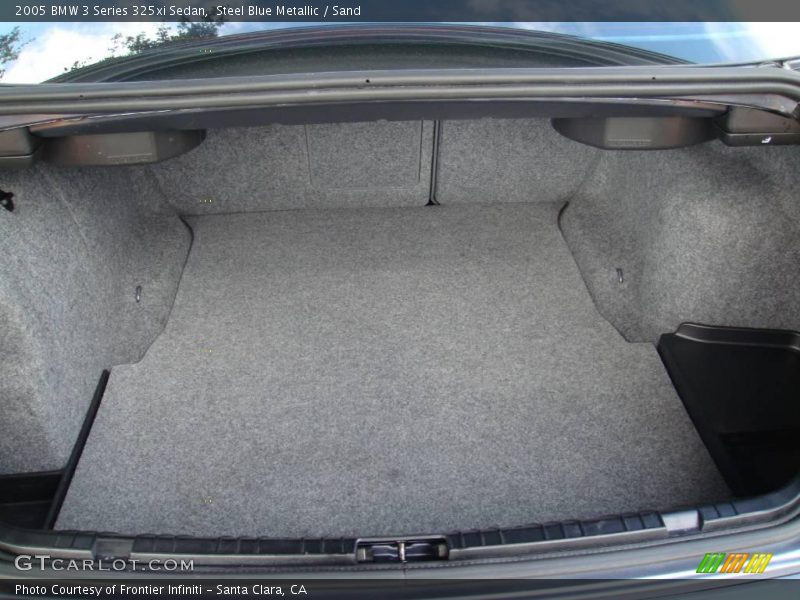 Steel Blue Metallic / Sand 2005 BMW 3 Series 325xi Sedan