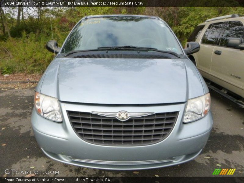 Butane Blue Pearlcoat / Medium Slate Gray 2004 Chrysler Town & Country LX