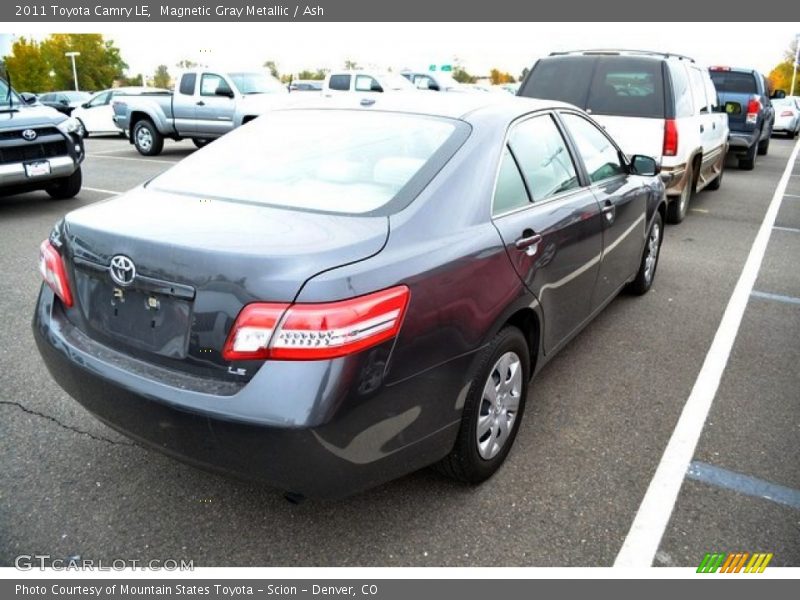 Magnetic Gray Metallic / Ash 2011 Toyota Camry LE