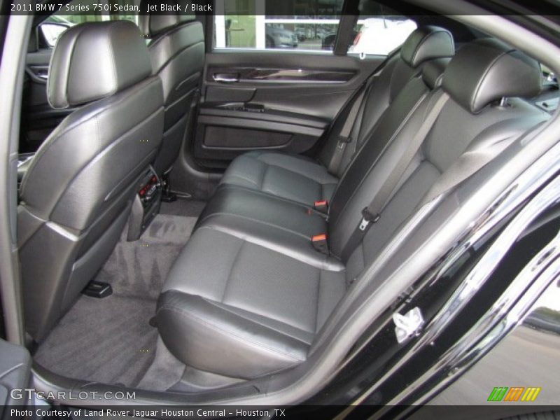 Jet Black / Black 2011 BMW 7 Series 750i Sedan