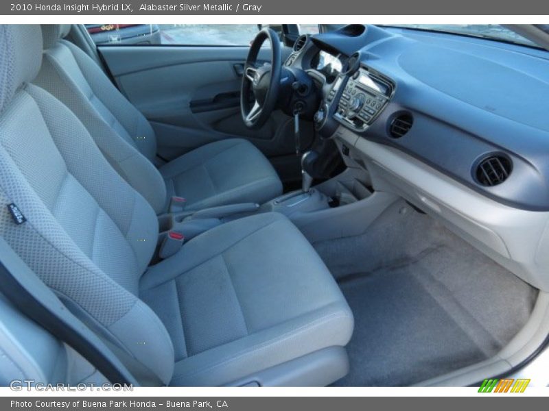 Alabaster Silver Metallic / Gray 2010 Honda Insight Hybrid LX
